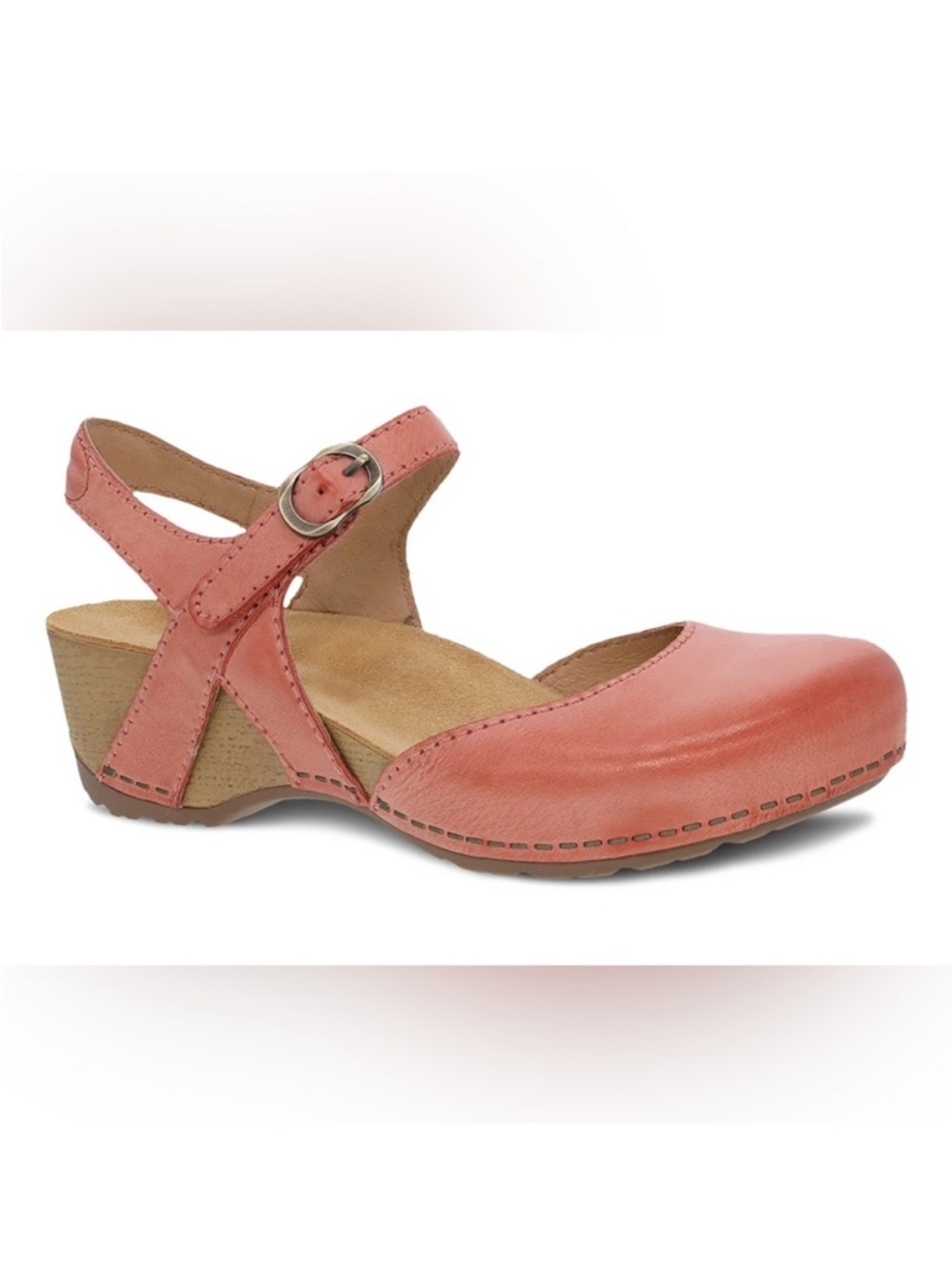 Dansko Tiffani Burnished Coral Sandals